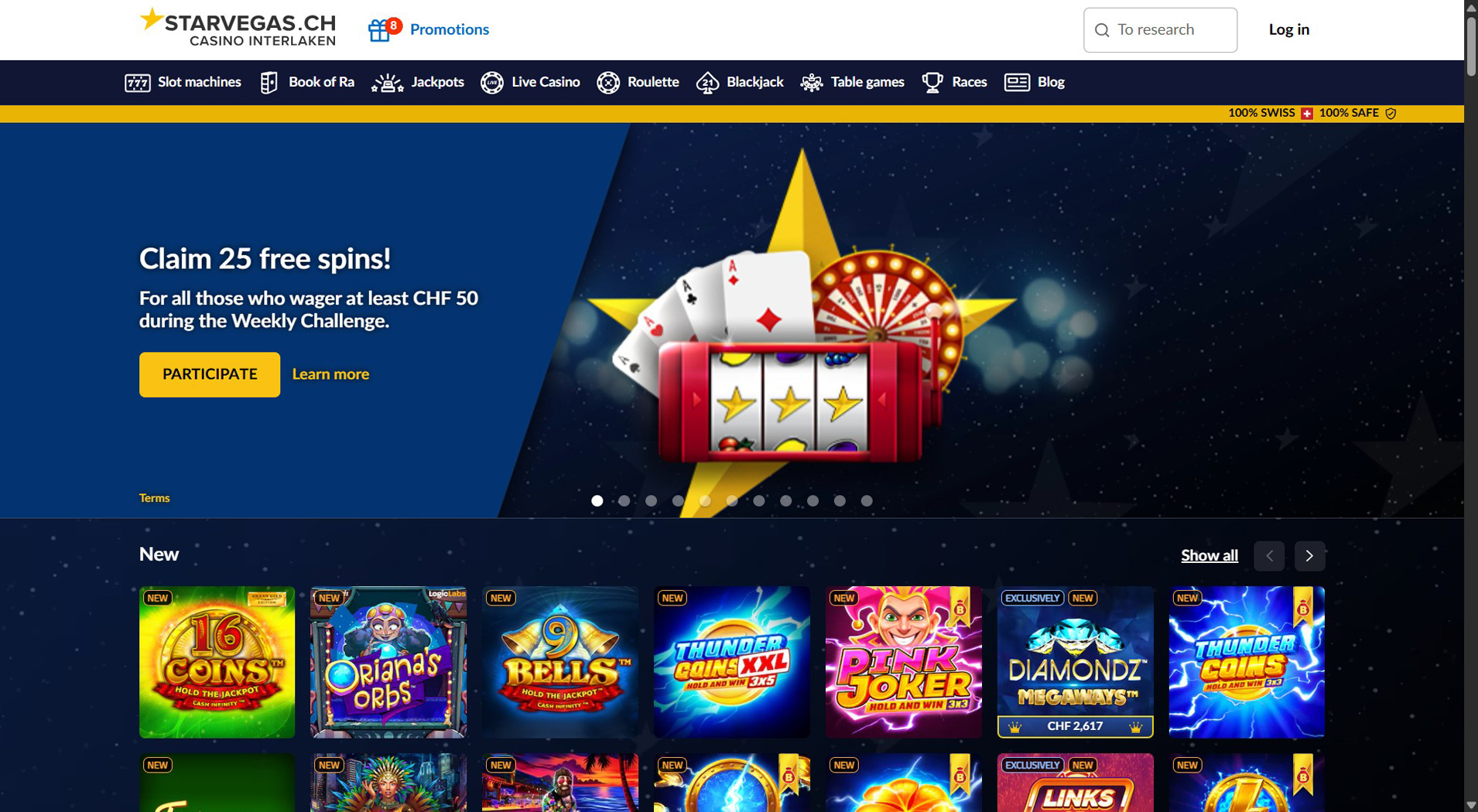 5. StarVegas- Scelta del casinò mobile iDebit